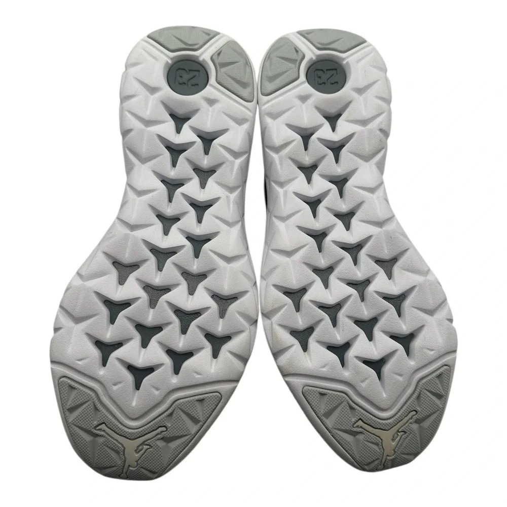Nike Air Jordan Flight Runner 2 Shoes Mens 8 Cool Grey/White Sneakers 175572-003